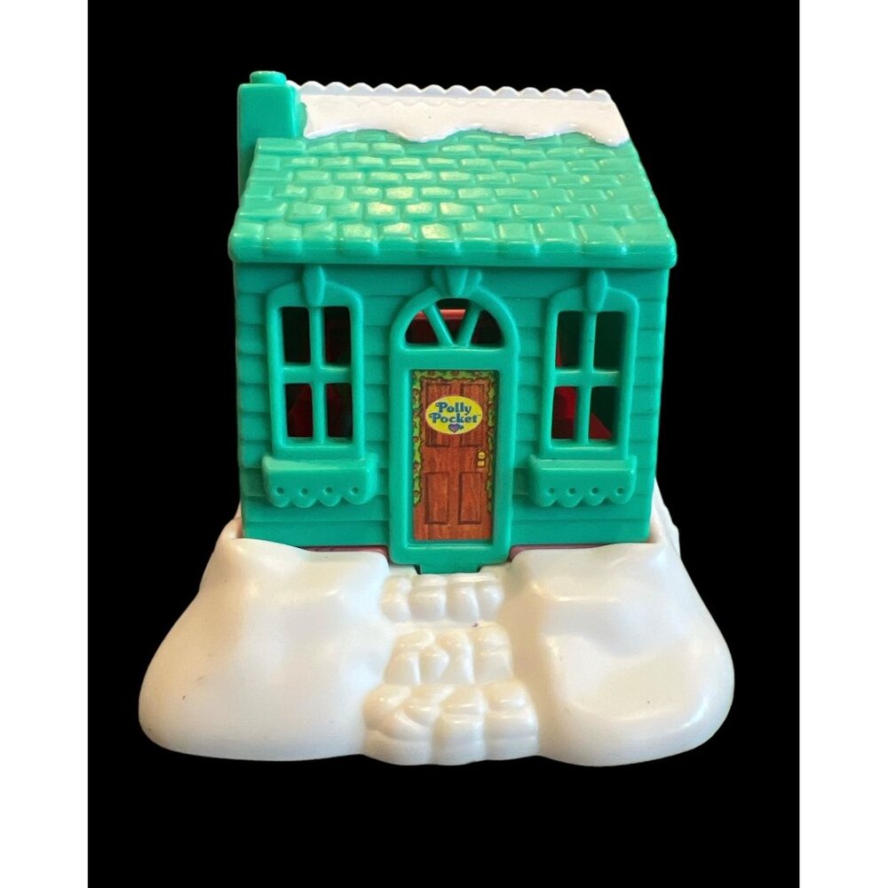 Polly Pocket‎ Bluebird 1995 McDonald's Green Ski Chalet, Happy Meal Vintage Toys